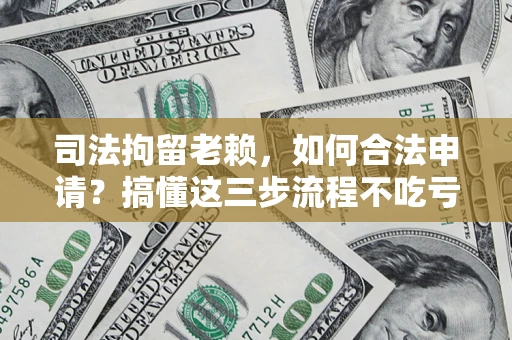 北京司法拘留老赖，如何合法申请？搞懂这三步流程不吃亏！