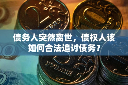 北京债务人突然离世，债权人该如何合法追讨债务？