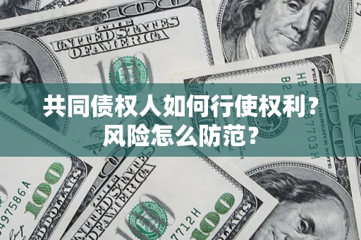北京共同债权人如何行使权利？风险怎么防范？