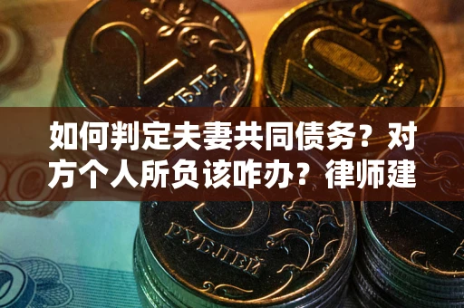 北京如何判定夫妻共同债务？对方个人所负该咋办？律师建议