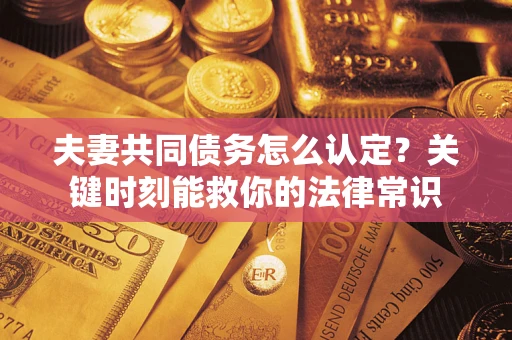 北京夫妻共同债务怎么认定？关键时刻能救你的法律常识