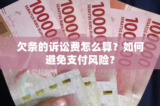 北京欠条的诉讼费怎么算？如何避免支付风险？