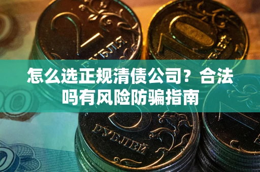 北京怎么选正规清债公司？合法吗有风险防骗指南